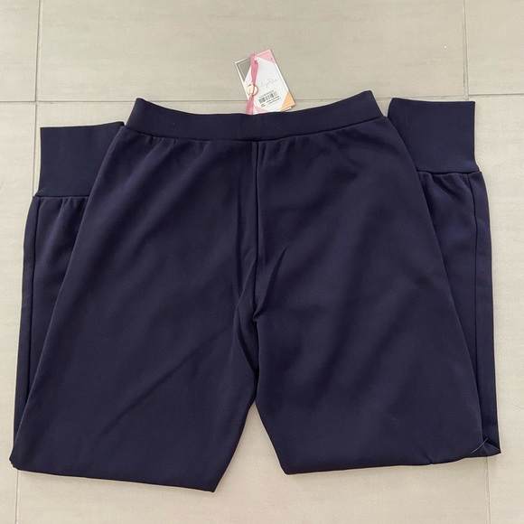 Ted Baker Navy Blue Jersey Jogger Sweatpants - Picture 4 of 6